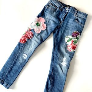 Dolce & Gabbana Girls Blue Denim Jeans